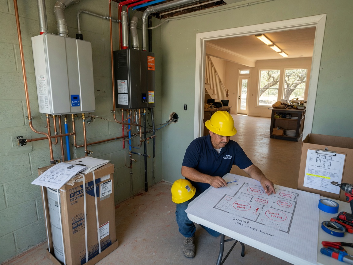 How Many Tankless Water Heaters Does a Large Home Need?