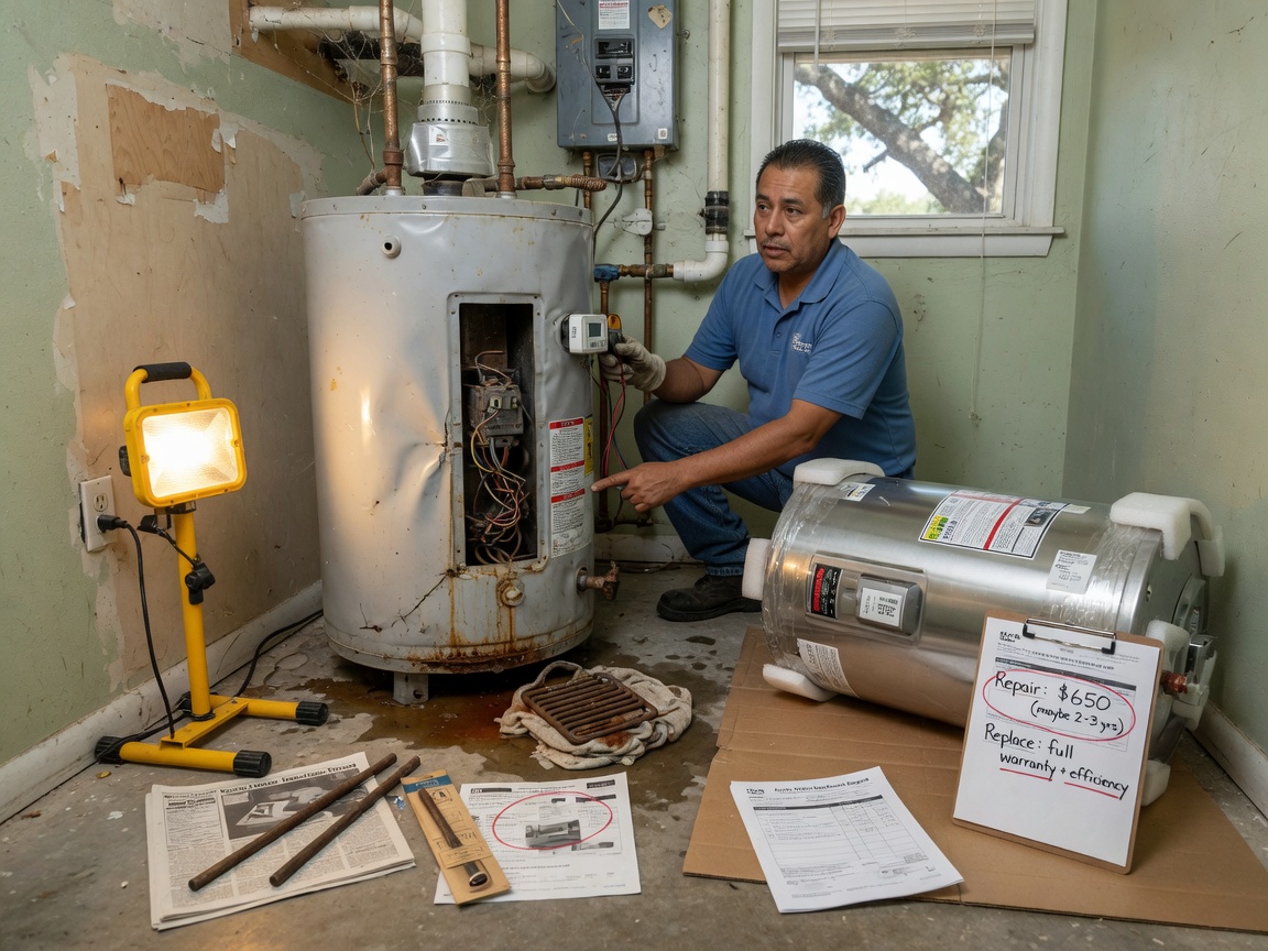 Water Heater Repair vs. Replacement: Which Makes Sense?