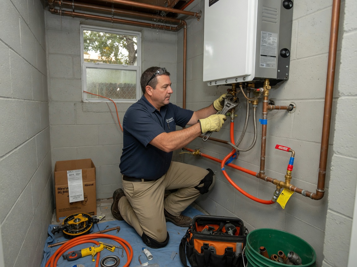 Tankless Water Heater Installation in Austin